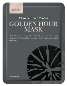 GOLDEN HOUR MASK CHARCOAL - Maschera Viso Purificante al Carbone Vegetale