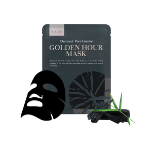 GOLDEN HOUR MASK CHARCOAL - Maschera Viso Purificante al Carbone Vegetale