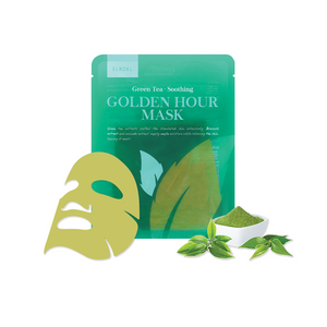 GOLDEN HOUR MASK GREEN TEA - Maschera Viso Lenitiva e Idratante