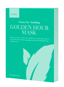 GOLDEN HOUR MASK GREEN TEA - Maschera Viso Lenitiva e Idratante